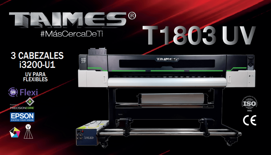 T1803 UV 3 Cabezales i3200-U1